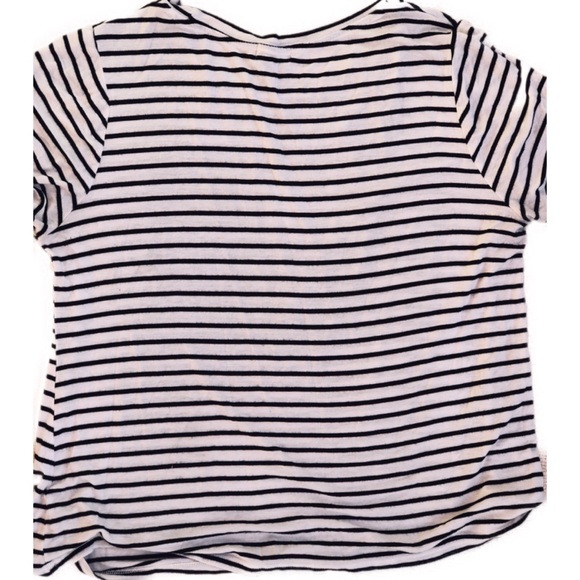 3/$20🌸 POOLHOUSE Striped Graphic Tee - Picture 7 of 7